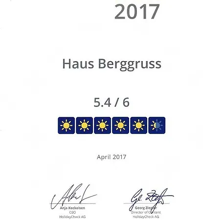 아파트 Haus Berggruss Inkl. Chiemgaukarte